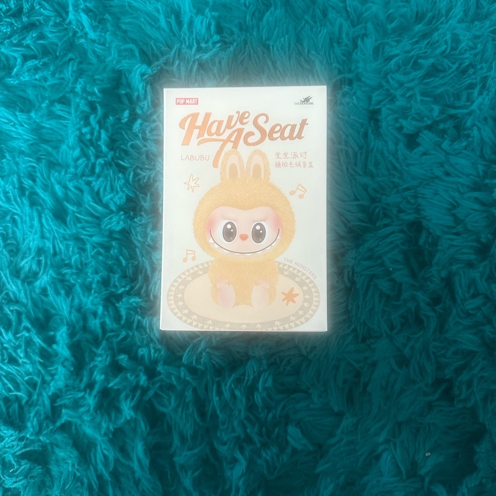 Labubu Have A Seat Plush Toy - Tan